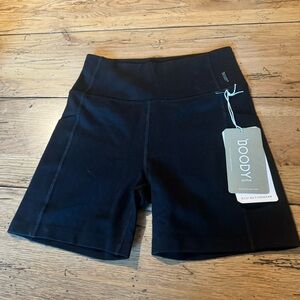 BOODY Motivate High Waist 5” Shorts Active Women's Size Small Black
